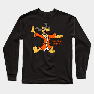 Hong Kong Phooey  Cartoon Super Guy Long Sleeve T-Shirt